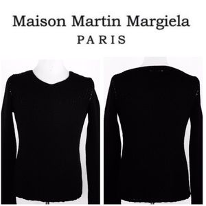 Maison Martin Margiela Wool Knit Sweater Black
